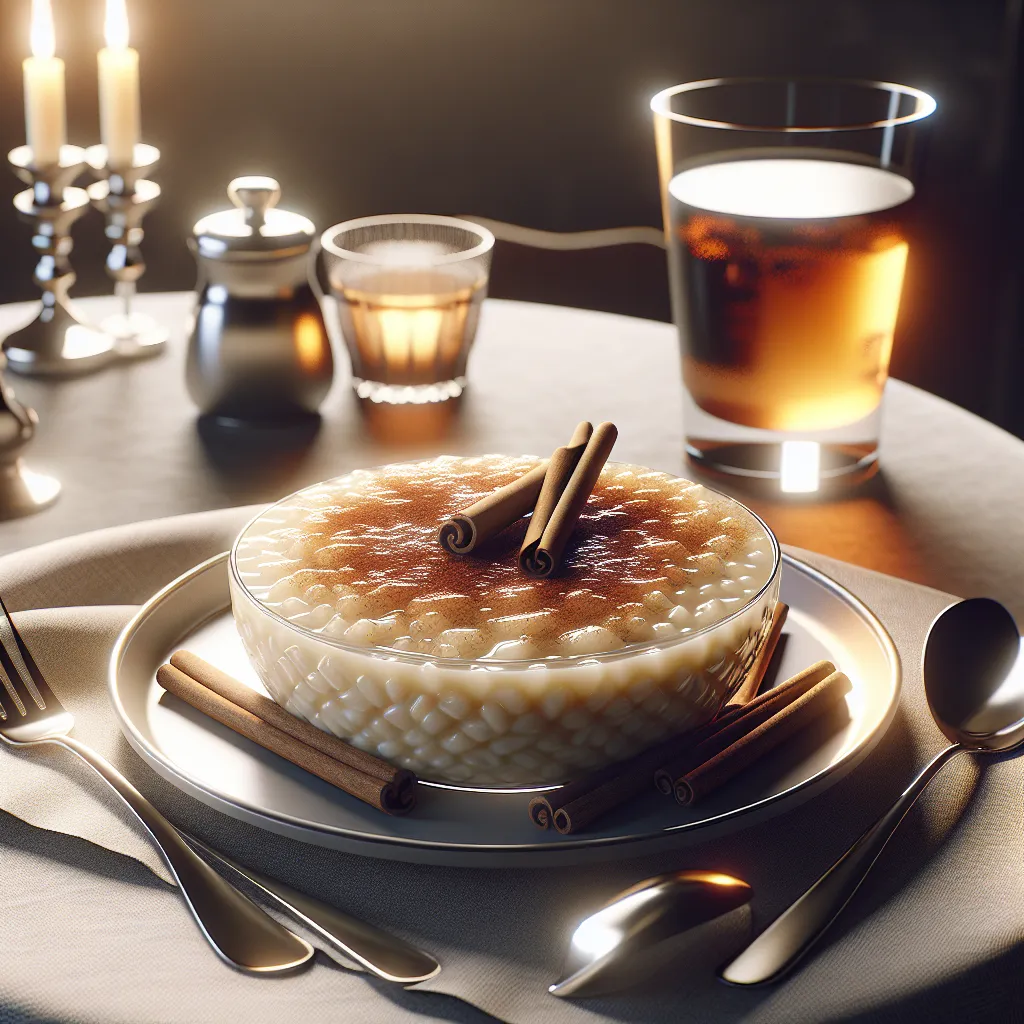 Arroz Doce Cremoso com Canela