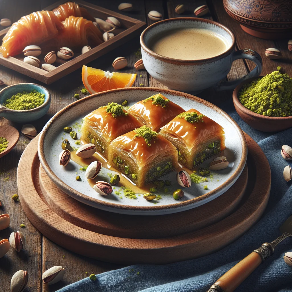 Baklava de pistache