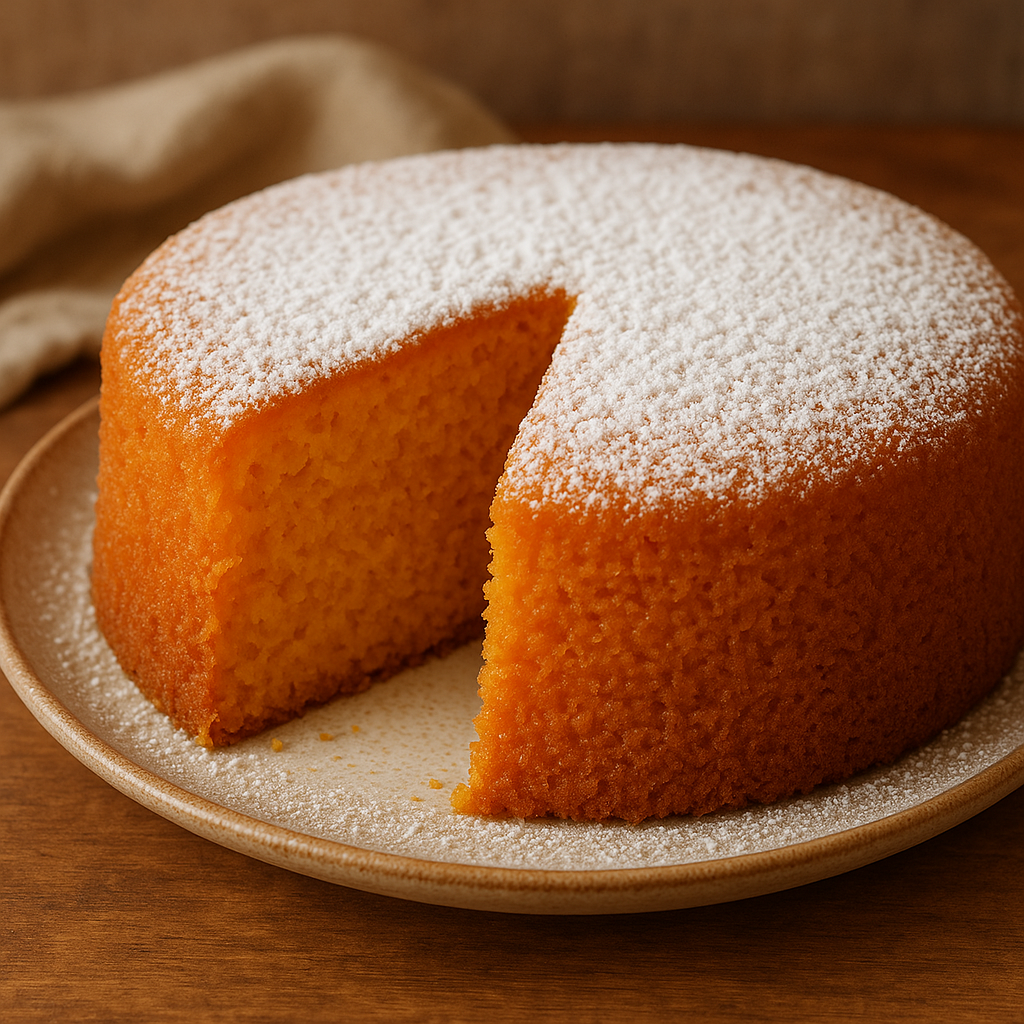 Bolo de cenoura fofinho