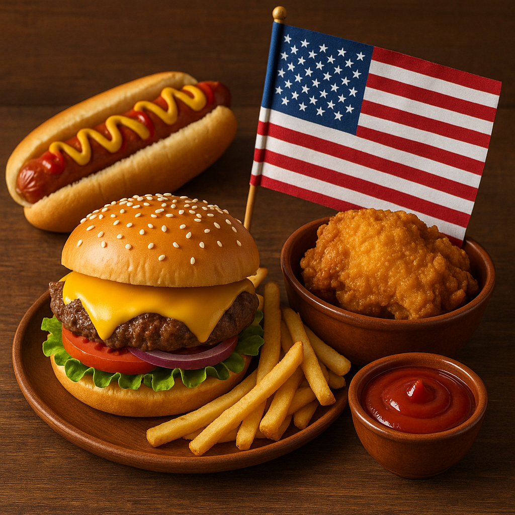Comidas típicas dos estados unidos