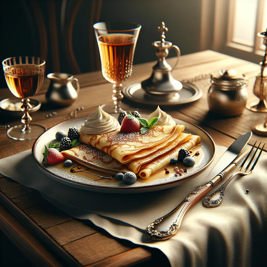 Crepes Suzette: Elegância Francesa em Sobremesa
