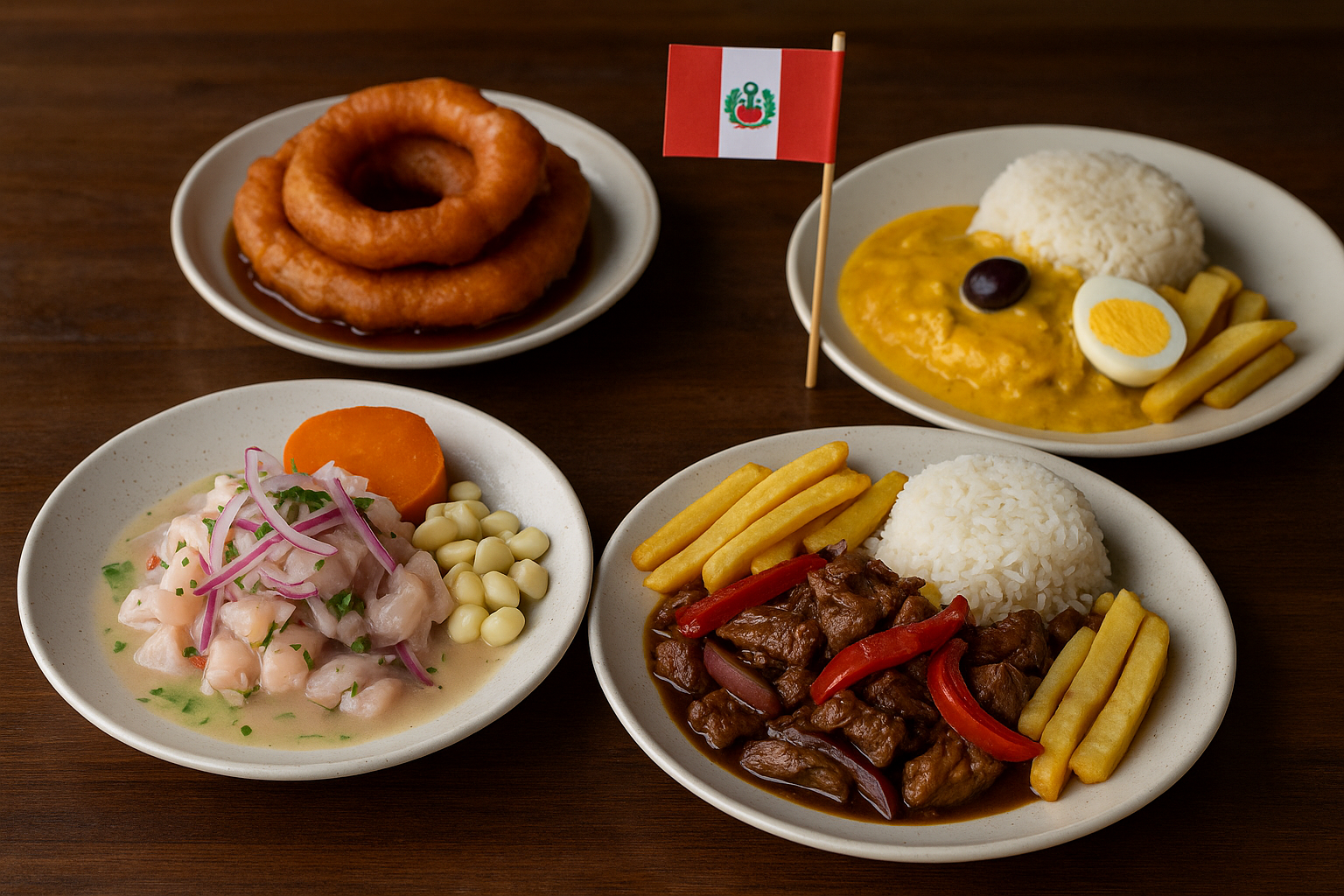 Descubra as comidas típicas do peru
