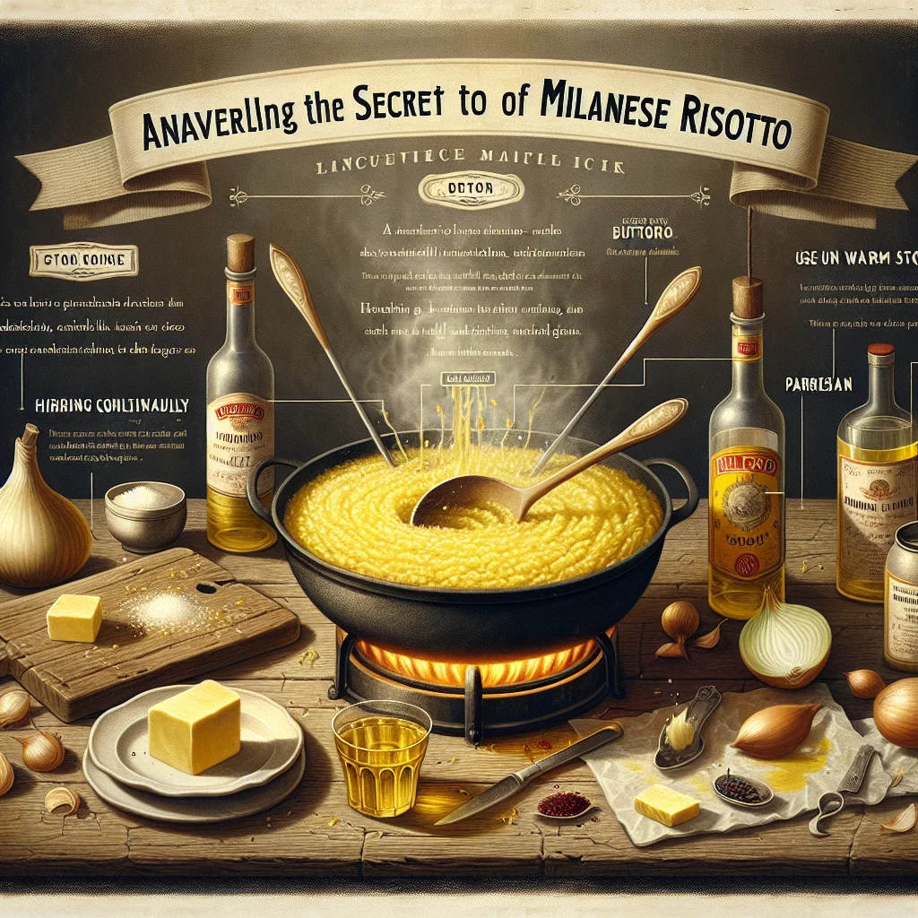 Desvendando o segredo do risoto milanês perfeito: receita autêntica e dicas imperdíveis