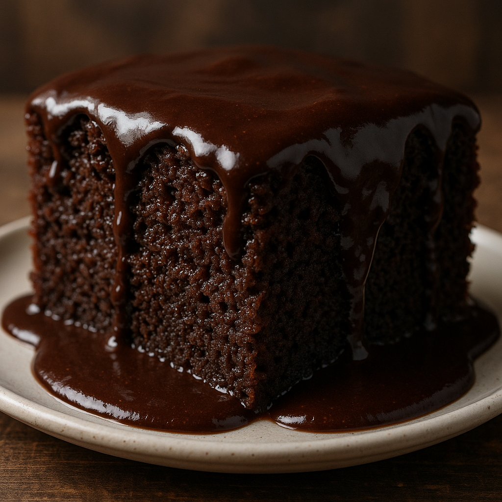 Receita de bolo molhadinho de chocolate