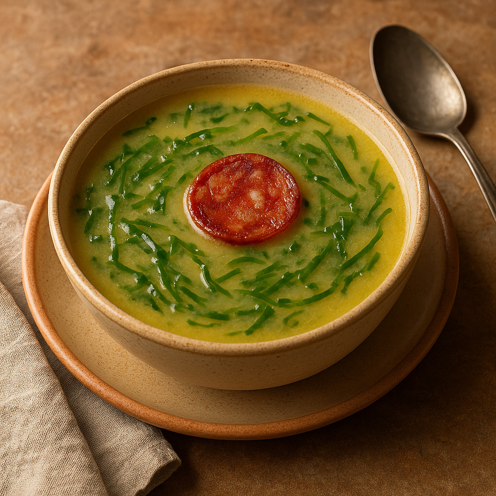 Receita de caldo verde tradicional