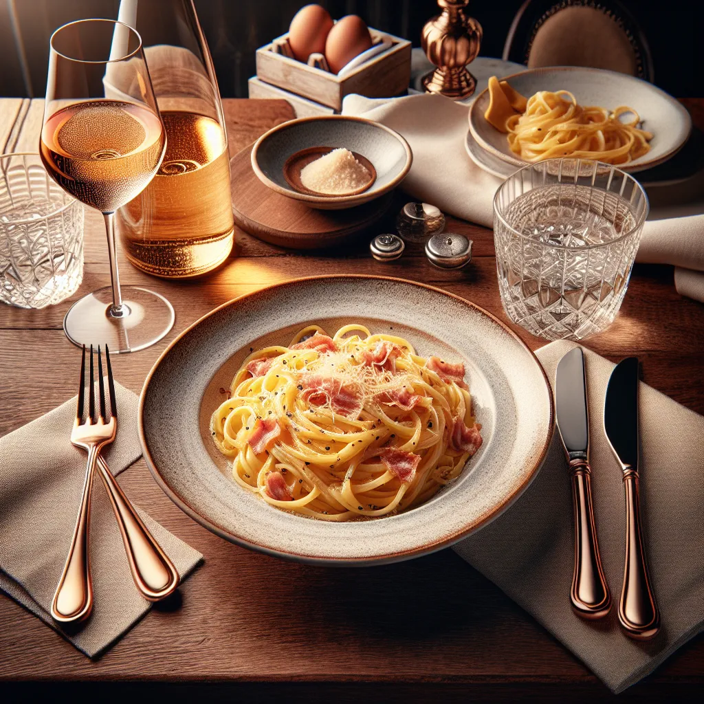 Receita de Massa Italiana à Carbonara