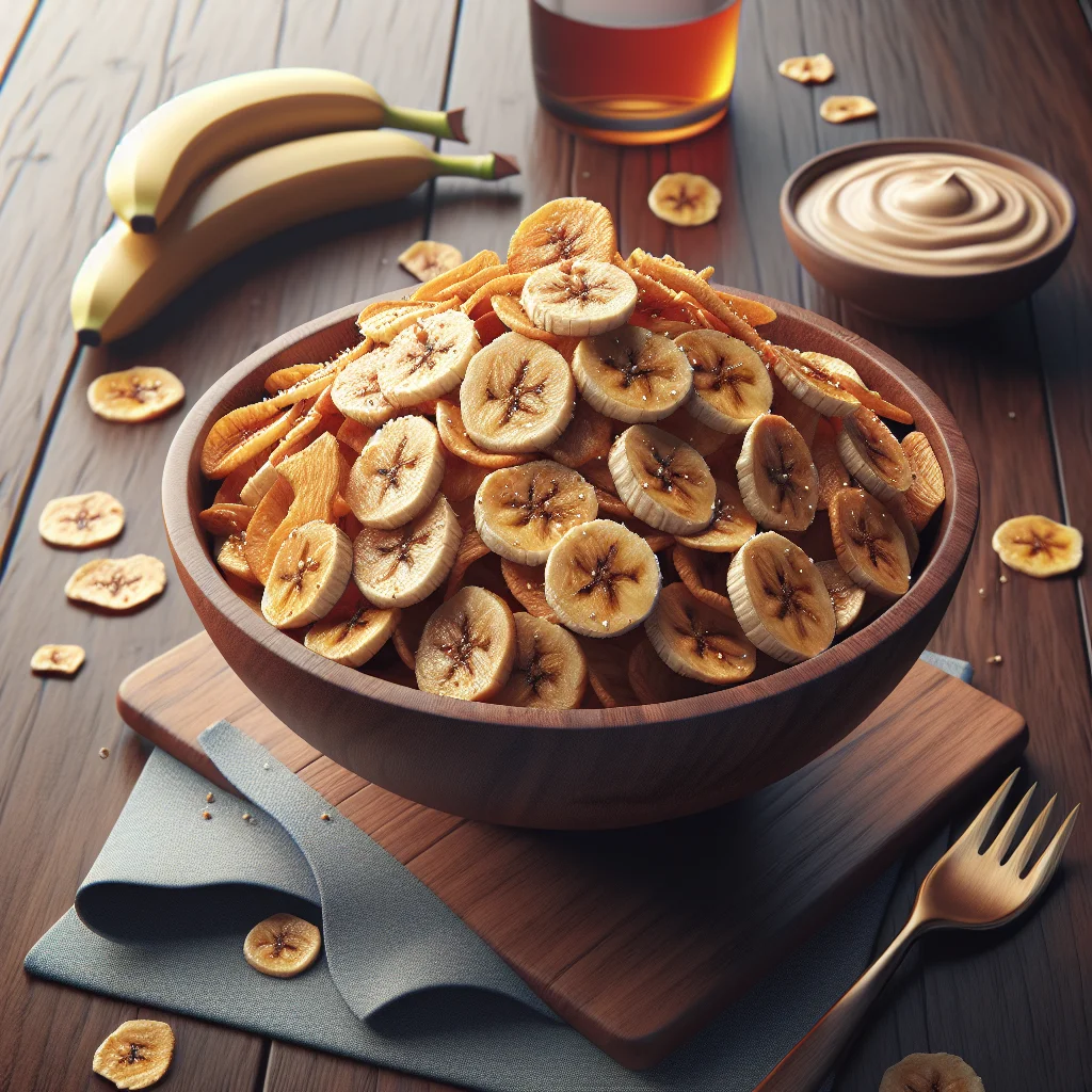 Receita: delícia de chips de banana tostadinhas
