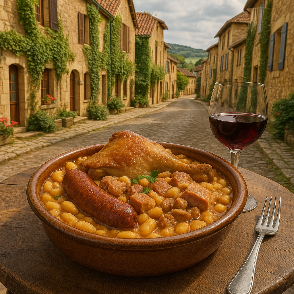 Receita tradicional francesa de cassoulet