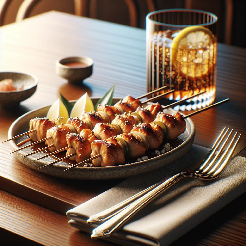Receita: Yakitori (Espetinho de Frango Japonês)