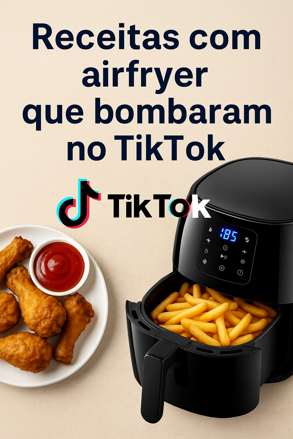 Receitas com airfryer que bombaram no tiktok