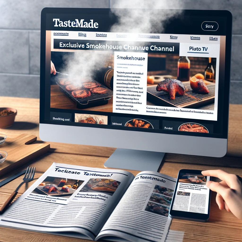 Tastemade e o novo canal smokehouse na pluto tv