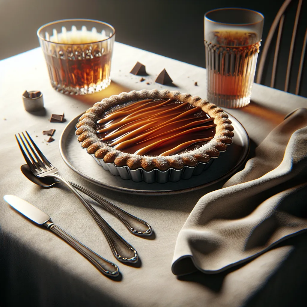 Torta de Chocolate com Caramelo Salgado